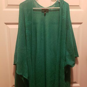 Lane Bryant kimono style sweater, 22/28, Emerald color